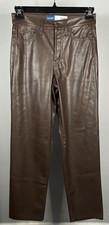 Old Navy High-Rise OG Loose Faux Leather Pants Women  s Size 2 28x30