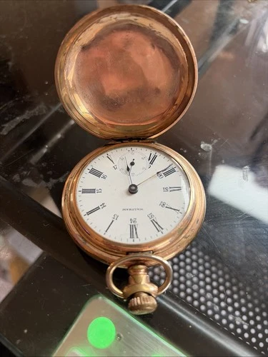 Vintage 1908 Waltham Full Hunter, 14K, Gold Filled Pocket Watch