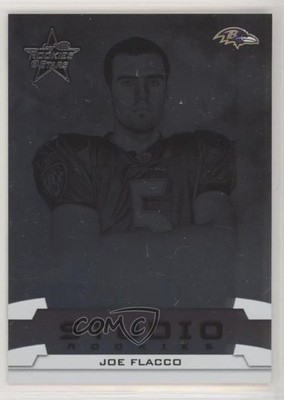 2008 Leaf Rookies & Stars Studio Rookies 477/1000 Joe Flacco #SR-14 RC 9b4