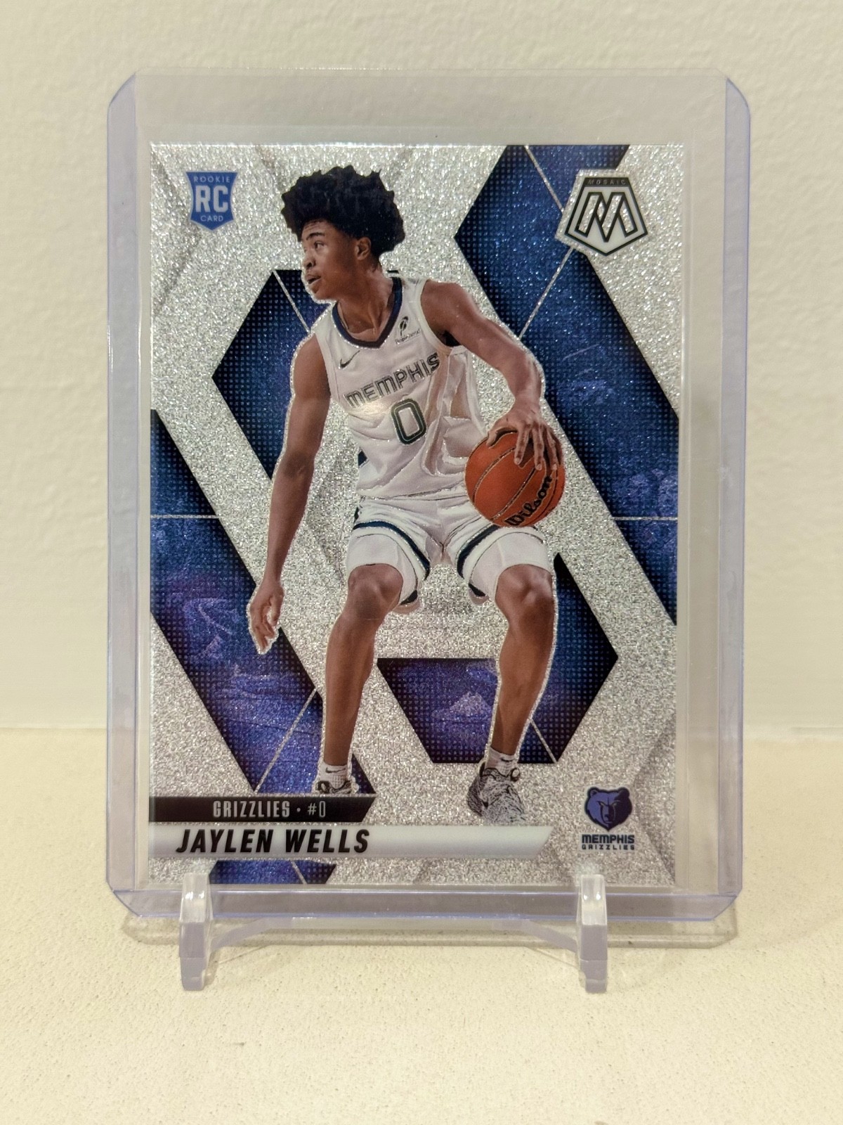 2024-25 Panini Mosaic JAYLEN WELLS True RC GLITTER SSP Prizm #240