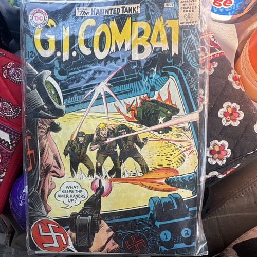 DC Comics G.I. Combat #106 (1966) The Haunted Tank Kanigher Kubert