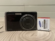 Samsung TL220 Black 12.2 MP 4.6x Optical Zoom Digital Camera Tested NO CHARGER