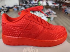 Baskets Sneakers Nike Air Force 1 St Valentin Af1 39 Gs Rouge Nylon
