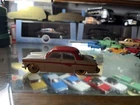Vintage Dinky 176 Austin A105  Grey with Red Roof and side stripe 1950's