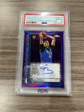 2025 Topps Chrome Purple Refractor Auto Cooper Flagg /75  RC PSA 10