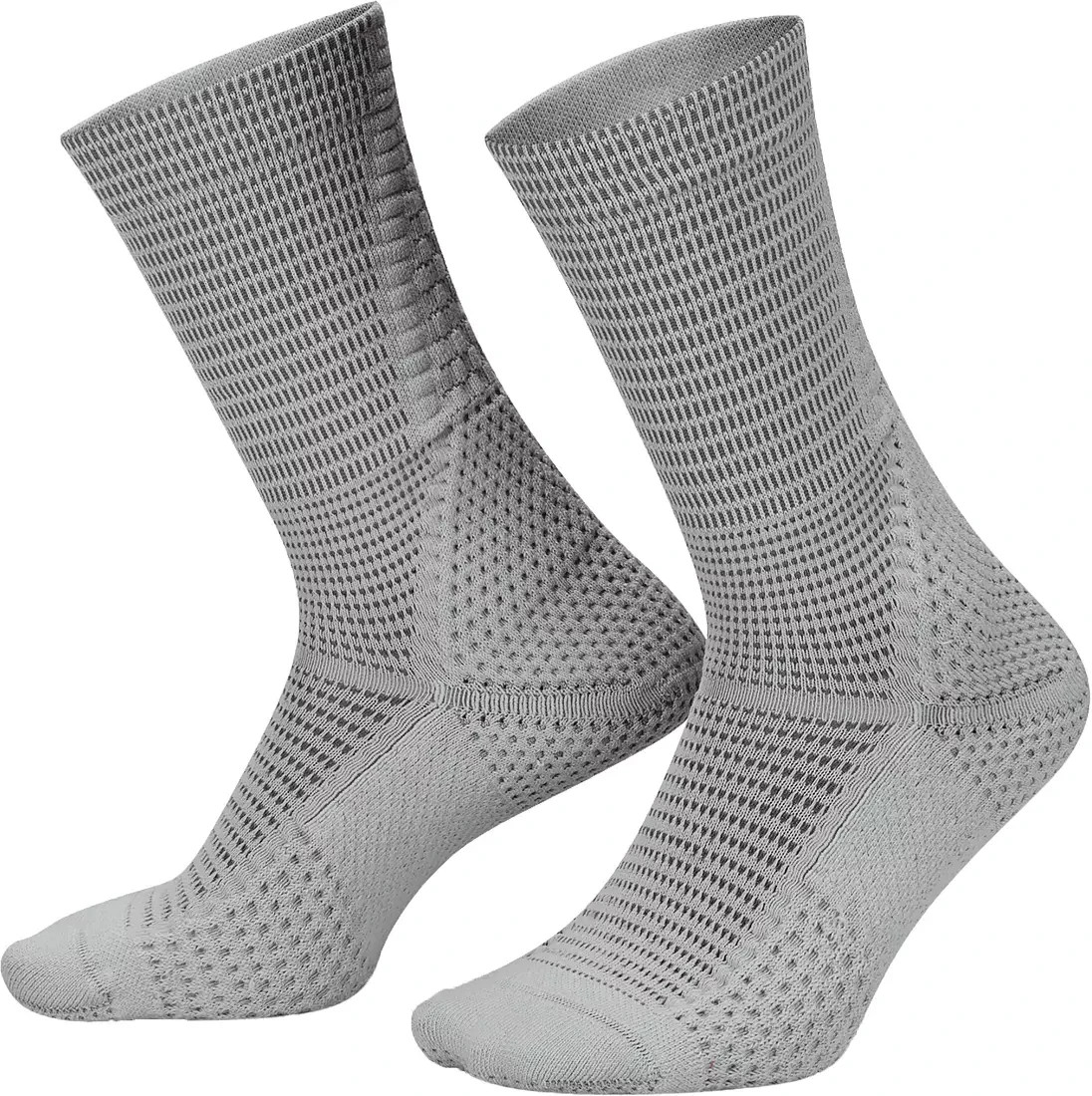 Nike Unicorn Dri-FIT Gray ADV Cushioned Crew Socks FZ3399-077 - Large - Men 8-12