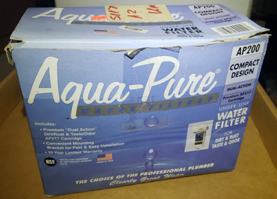 3M AP200 CUNO 3/8in UNDERSINK FILTER W/ AP217 CARTRIDGE & MOUNTING BRKT PURIFICA