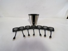 Lot of 7 Barco ClickShare Wireless USB Type-A Button R9861006D01 w/ Storage Cup