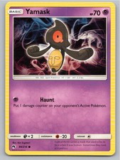 2018 POKEMON YAMASK LOST THUNDER 99/214 C NM A92173 FREE S&H