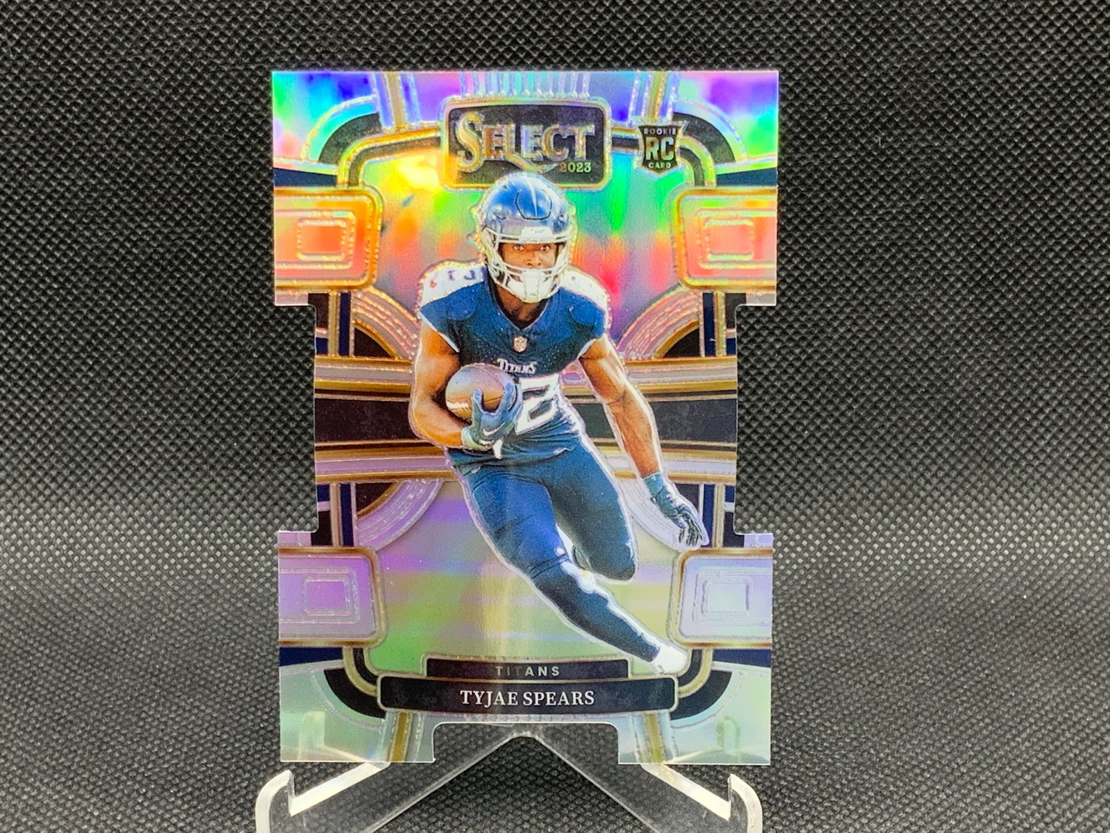 2023 Select TYJAE SPEARS RC Silver Prizm Die Cut Concourse #97 Titans