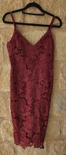 Boohoo Boutique Crochet Lace Strappy Midi Dress