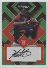 2022 Wild Card Mania Square Green Rainbow Nick Cross #AM-SQ33 Rookie Auto RC 2b7. rookie card picture