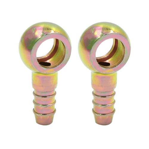 8mm ID Tuyau Barbe 12mm Raccord Banjo ligne essence motocyclette 2pcs