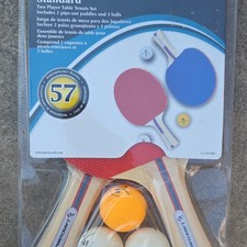 Sportcraft Standard Table Tennis Set with 4 Paddles and 3 Balls.