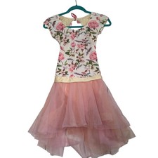 Revolution Dancewear Pink Floral Tulle Lyrical Dance Costume RC21640 Womens SA