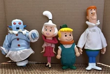 1990 Applause The Jetsons George Elroy Judy Rosie Doll Figures