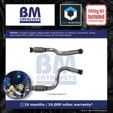 Exhaust Pipe + Fitting Kit fits PEUGEOT 508 Mk1 1.6D Front 14 to 18 BM Quality