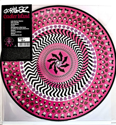 Gorillaz Cracker Island  Zoetrope vinyl Limited Edition #7254/8000 Blood Records