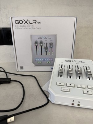TC Helicon GoXLR Mini - Weiß Audio Interface Sehr Gut mit Box
