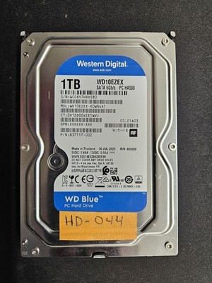 Western Digital WD Blue 1TB WD10EZEX 7200RPM SATA III 3.5'' HDD CMR Low Hours