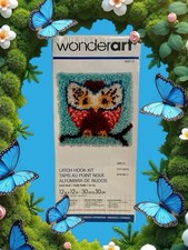 New Latch Hook Kit Hoot Hoot Owl WonderArt 12  X 12  