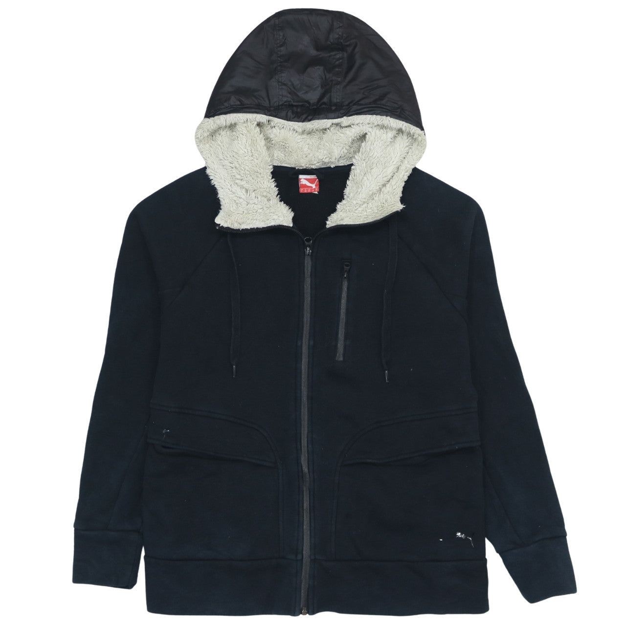 Puma Black Hoodie Womens L