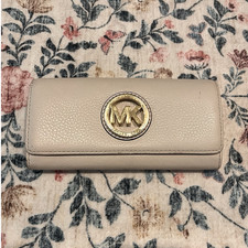 Michael Kors Beige Folding Wallet for Women w...