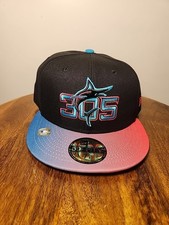 New Era Miami Marlins MLB City Connect 305 Mutlicolor 59Fifty Fitted Hat 7 5/8