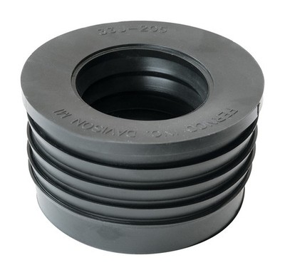 Fernco P33U-205 Schedule 40 PVC Donut Fitting 3 x 2 Dia. in. Compression