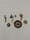 Assorted Pendant Lot of 8 Jade Wood Enamel Sloth Panda Tree of Life — photo 1