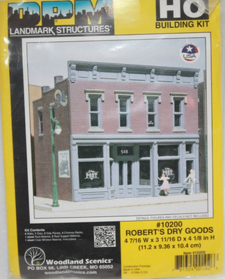 Design Preservation Models HO Scale #10200 ROBERT'S DRY GOODS NIP