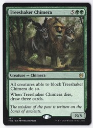 Treeshaker Chimera 297/372 Theros Beyond Death Rare MTG