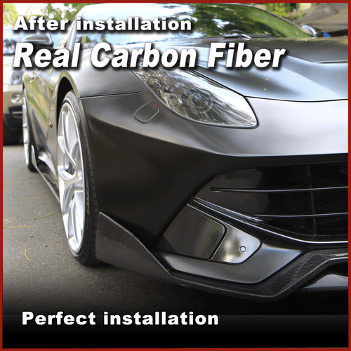Carbon Frontlippe Frontspoiler Frontansatz für Ferrari F12 Berlinetta 2012-2017 - Bild 5 von 14