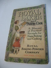 Royal Baker and Pastry Cook Baking Powder Company NY Old Book