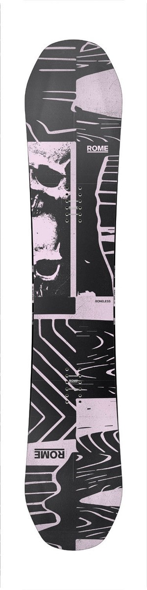 Rome Boneless Mens All Mountain, True Twin Snowboard 153 cm | eBay