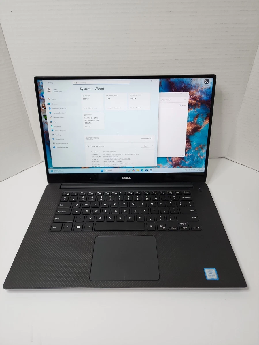 Dell Intel Core i7 7th Gen. Black PC Laptops & Netbooks for sale