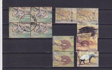 SA25f Malaysia 1983 - 1984 Wild Animals used stamps + block