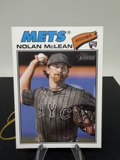 2026  Topps Heritage Nolan McLean #150 Rookie New York Mets Baseball