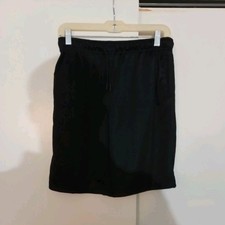 Athletic Works Boys Mesh Athletic Shorts Black XXL 18 Drawstring Elastic