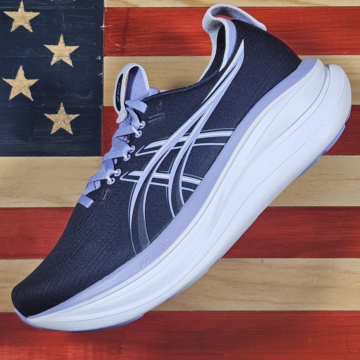 Asics Gel Nimbus 28 Midnight Blue Running Shoe SAMPLE $170