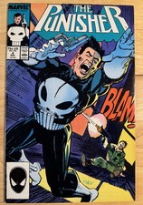 Punisher (1987) #4 1st Print Klaus Janson Cover 1st App of Microchip 