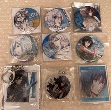 Attack on Titan Mikasa Ackerman Badge Set 9pcs Bulk Sale Used
