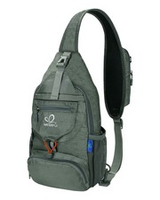 Packable Small Crossbody Sling Backpack Shoulder Chest Daypack Hiking Grey