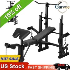 Versatile All in One Adjustable Foldable Workout Bench for Home Gym