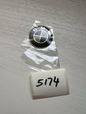 New Bmw Steering Wheel Emblem 44 Mm Black And Silver
