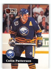 Colin Patterson Buffalo Sabres 1991 Card
