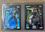 2026 Bo Jackson Battle Arena Ice Foil And Steel Foil Brockness Brock Bowers Lot