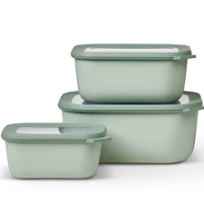 – Multi Bowl Cirqula 3-Piece Set – Food Storage Container with Lid - Suitable...