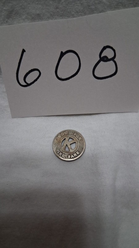 1929 Knoxville, TN. Bus Token Tennessee Vintage WWII Era (Power & Light)