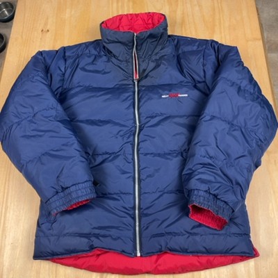 Helly Hansen Puffer Jacket Navy Red Gr. M schwerer warmer Wintermantel